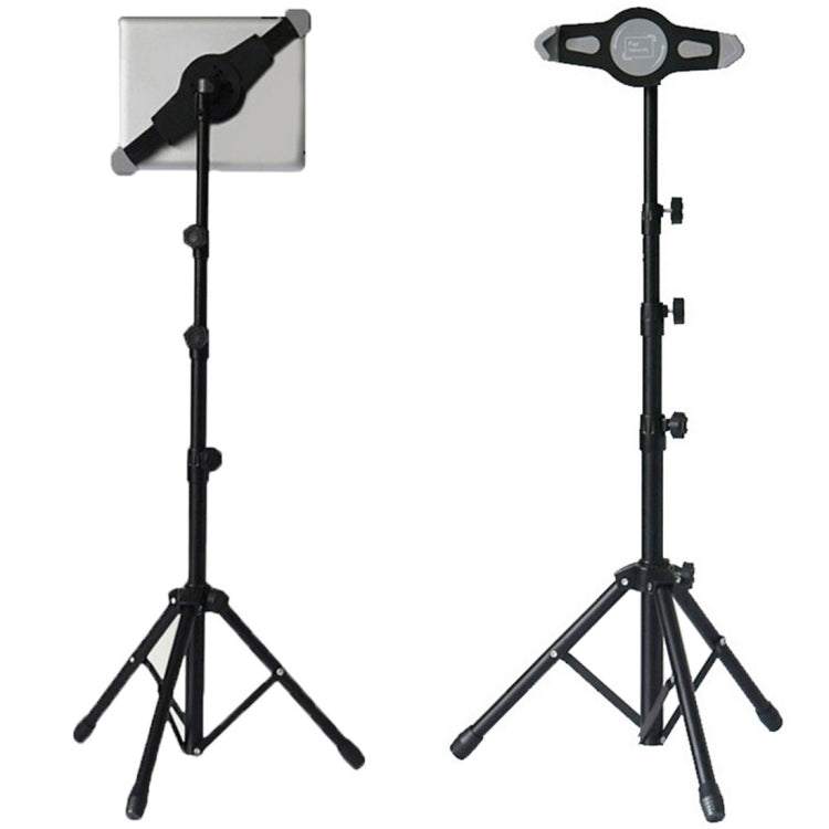 Universeller Montage-Dreibein-Bodenständer Tablet-Halter für iPad und 7 - 12 Zoll Tablet und Laptop