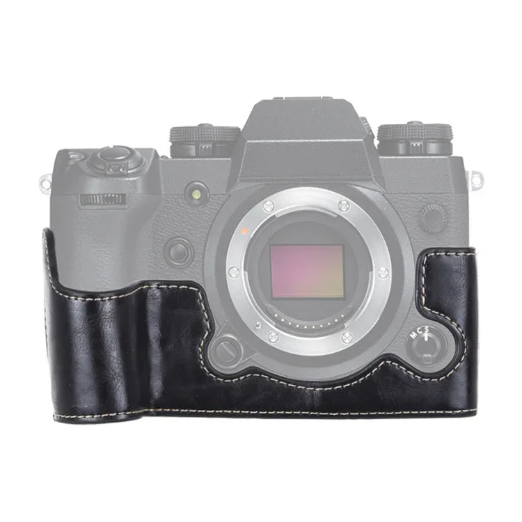 Halbtasche aus PU-Leder mit 1/4-Zoll-Gewinde für FUJIFILM X-H1