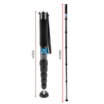 BEXIN P336C Kamera-Einbeinstativ aus Kohlefaser für Reisen, Live-Selfies und mehr, P336C