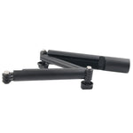 3-Wege-Einbeinstativ + Magic Mount Selfie-Stick für GoPro, Insta360, DJI und andere Action-Kameras, Länge: 24,5-63 cm, Länge: 24,5-63 cm (Schwarz)