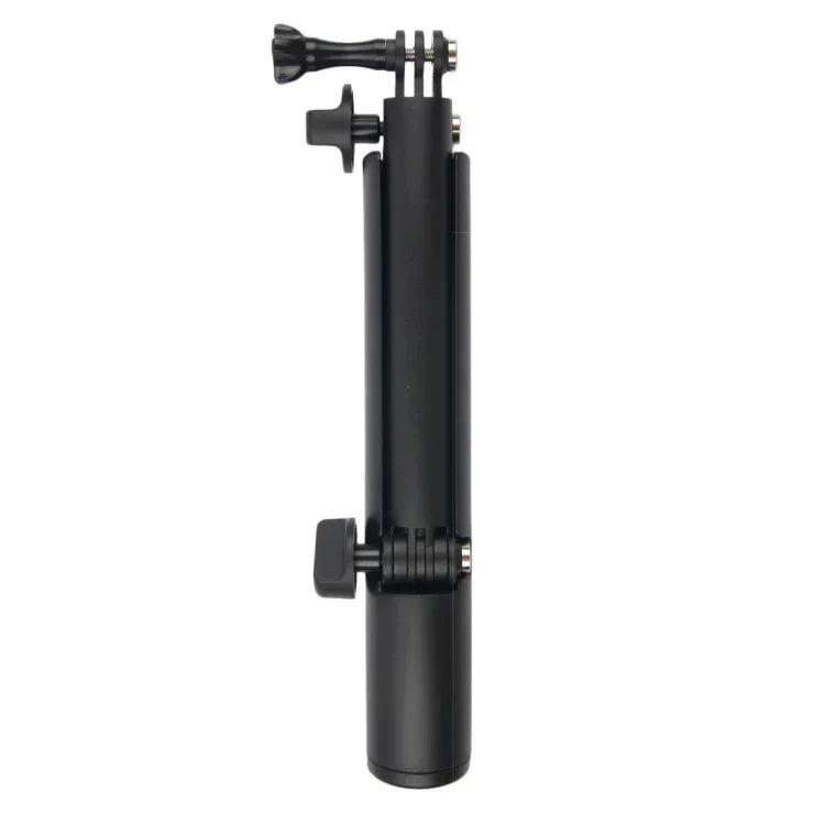 3-Wege-Einbeinstativ + Magic Mount Selfie-Stick für GoPro, Insta360, DJI und andere Action-Kameras, Länge: 24,5-63 cm, Länge: 24,5-63 cm (Schwarz)