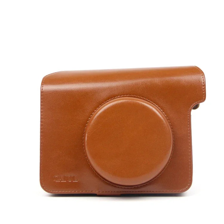 Vintage-Tasche aus PU-Leder für Polaroid W300 Kamera, mit verstellbarem Schultergurt, W300