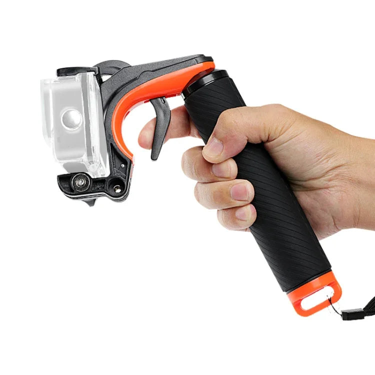 Auslöser + Schwimmgriff, Taucher-Auftriebsstab mit verstellbarem Anti-Verlust-Gurt, Schraube und Schraubenschlüssel für GoPro HERO8 Black