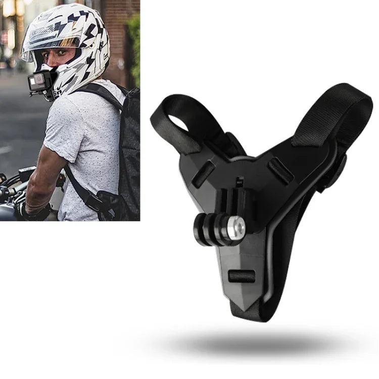Helmgurthalterung für GoPro, Insta360, DJI und andere Action-Kameras