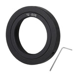 T2-EOS T2 Gewinde-Objektiv auf EOS-Bajonett-Adapterring aus Metall, T2-EOS