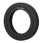T2-EOS T2 Gewinde-Objektiv auf EOS-Bajonett-Adapterring aus Metall, T2-EOS
