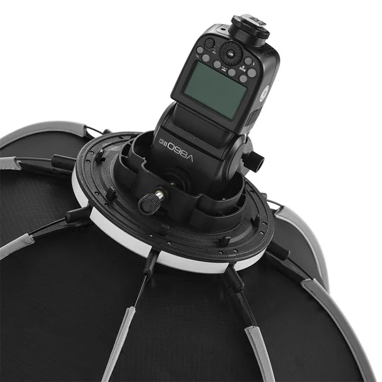 TRIOPO KS55 55cm Speedlite Blitzgerät Achteckiger Parabol-Softbox-Diffusor mit Halterung und Griff, KS55