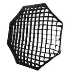 TRIOPO S55 Achteckiger Softbox-Reflektor mit Wabengitter, Durchmesser 55 cm, für Studioblitzgeräte, Durchmesser 55 cm