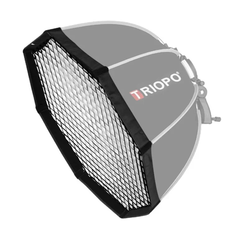 TRIOPO S90 Wabengitter-Oktagon-Softbox-Reflektor-Diffusor mit 90 cm Durchmesser für Studioblitzgeräte, Durchmesser 90 cm