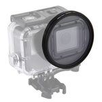 58-mm-3-in-1-Rundfilter mit UV-Schutzkappe für GoPro HERO7 Black/6/5, 58-mm-UV-Linse