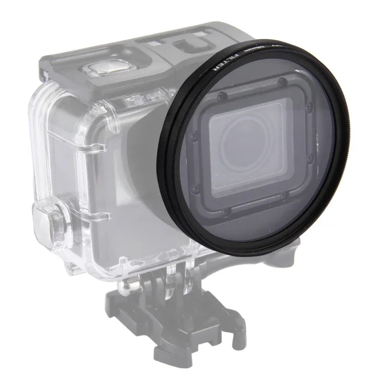 58-mm-3-in-1-Rundfilter mit UV-Schutzkappe für GoPro HERO7 Black/6/5, 58-mm-UV-Linse