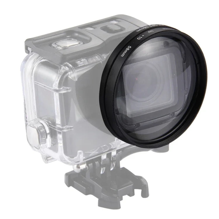 58-mm-2-in-1-10-fach-Nahaufnahmefilter für GoPro HERO7 Black/6/5, 58-mm-Nahaufnahme