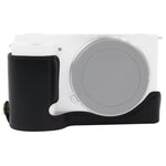 Halbtasche aus PU-Leder mit 1/4-Zoll-Gewinde für Sony ZV-E10 / ZV-E10L, passend für Sony ZV-E10