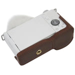 Halbtasche aus PU-Leder mit 1/4-Zoll-Gewinde für Sony ZV-E10 / ZV-E10L, passend für Sony ZV-E10