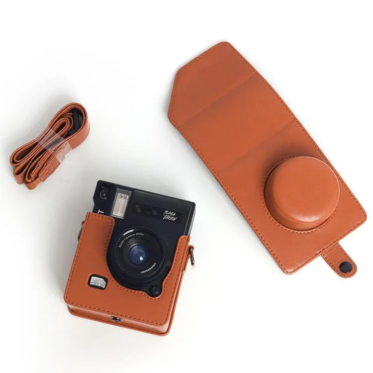 Vintage Kameratasche aus PU-Leder für LOMO Automat Instax Kameras