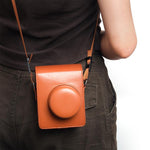 Vintage Kameratasche aus PU-Leder für LOMO Automat Instax Kameras