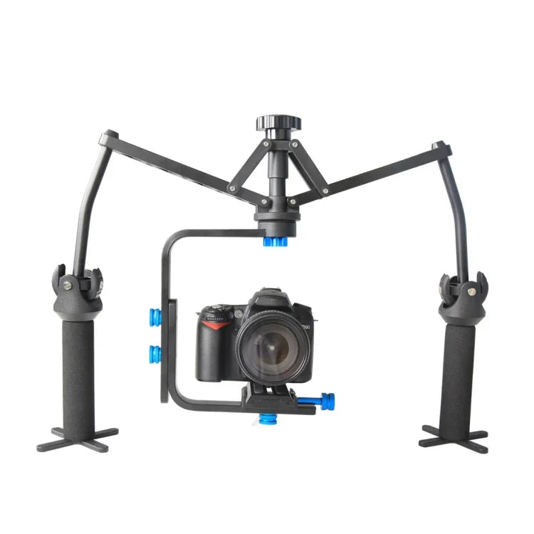 YELANGU YLG-0108F Spider-Stabilisator mit Schnellwechselplatte für Camcorder, DV-Videokameras und DSLRs