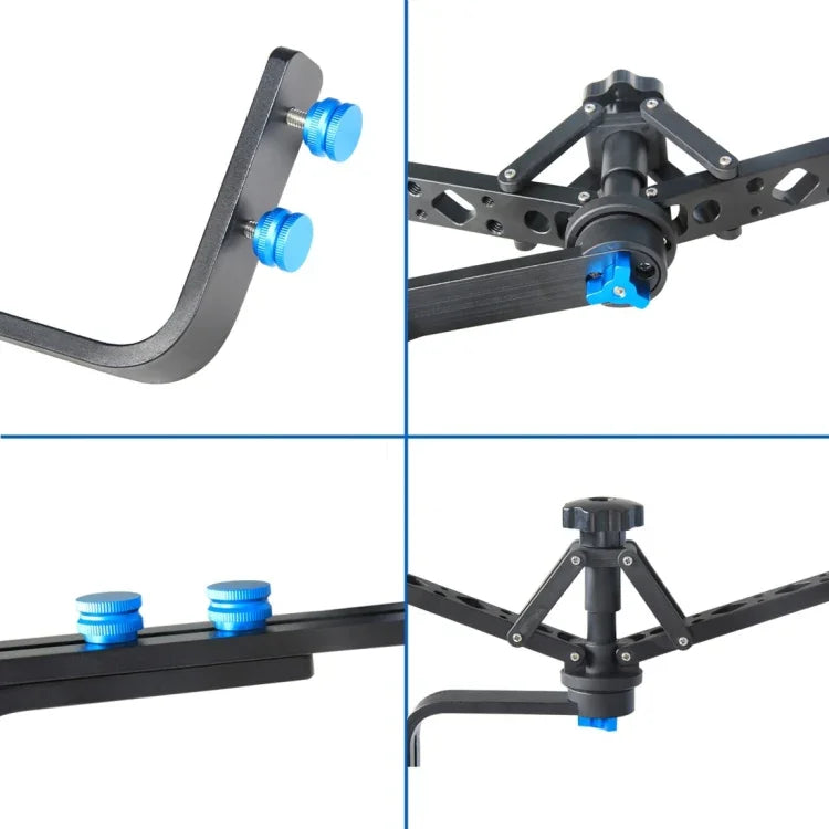 YELANGU YLG-0108F Spider-Stabilisator mit Schnellwechselplatte für Camcorder, DV-Videokameras und DSLRs
