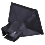 Tragbare, faltbare Softbox für Blitzgeräte, ohne Blitzhalterung, Größe: 15 x 17 cm (Schwarz + Weiß), 15 x 17 cm Rechteck