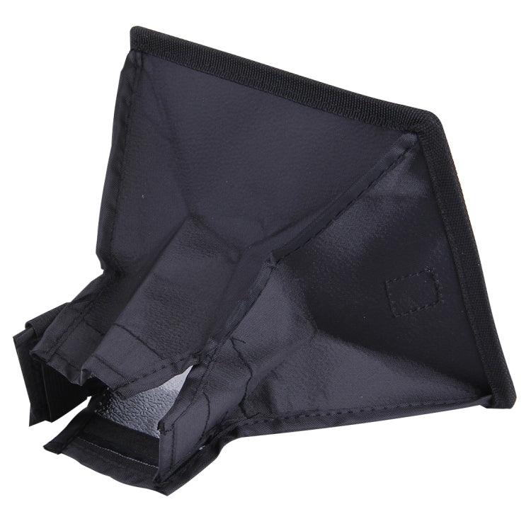 Tragbare, faltbare Softbox für Blitzgeräte, ohne Blitzhalterung, Größe: 15 x 17 cm (Schwarz + Weiß), 15 x 17 cm Rechteck