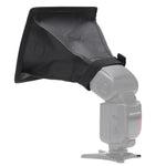 Tragbare, faltbare Softbox für Blitzgeräte, ohne Blitzhalterung, Größe: 15 x 17 cm (Schwarz + Weiß), 15 x 17 cm Rechteck