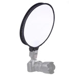 30 cm Universal-Rund-Falt-Softbox für Blitzgeräte, ohne Blitzlichthalter (Schwarz + Weiß), 30 cm rund