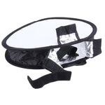30 cm Universal-Rund-Falt-Softbox für Blitzgeräte, ohne Blitzlichthalter (Schwarz + Weiß), 30 cm rund