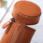 Kleines Objektivetui mit Reißverschluss aus PU-Leder für DSLR-Kameraobjektive, Größe: 11 x 8 x 8 cm, 11 x 8 cm (Braun), 11 x 8 cm (Kaffee), 11 x 8 cm (Schwarz)