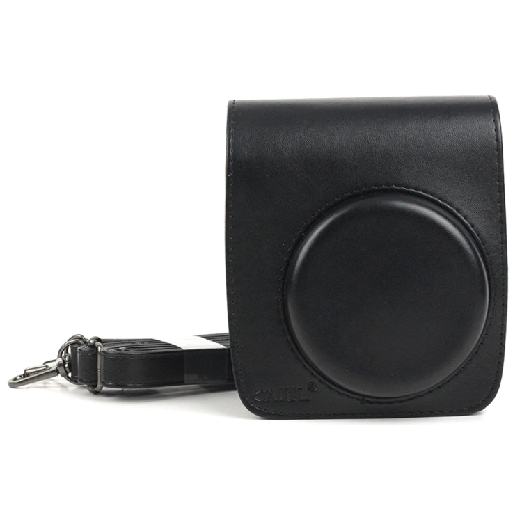 Schutzhülle aus PU-Leder für die FUJIFILM Instax Mini 90, mit verstellbarem Schultergurt, passend für die FUJIFILM Instax Mini 90