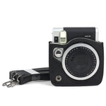 Schutzhülle aus PU-Leder für die FUJIFILM Instax Mini 90, mit verstellbarem Schultergurt, passend für die FUJIFILM Instax Mini 90