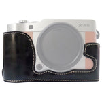 Halbtasche aus PU-Leder mit 1/4-Zoll-Gewinde für FUJIFILM X-A5 / X-A20, für FUJIFILM XA5