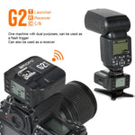 TRIOPO G2 Drahtloser Blitztrigger 2,4 GHz, Senden/Empfangen, Dual-Funktion, TTL-Hochgeschwindigkeitsauslöser für Canon-Kameras, G2 für Canon-Kameras