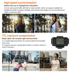 TRIOPO G2 Drahtloser Blitztrigger 2,4 GHz, Senden/Empfangen, Dual-Funktion, TTL-Hochgeschwindigkeitsauslöser für Canon-Kameras, G2 für Canon-Kameras