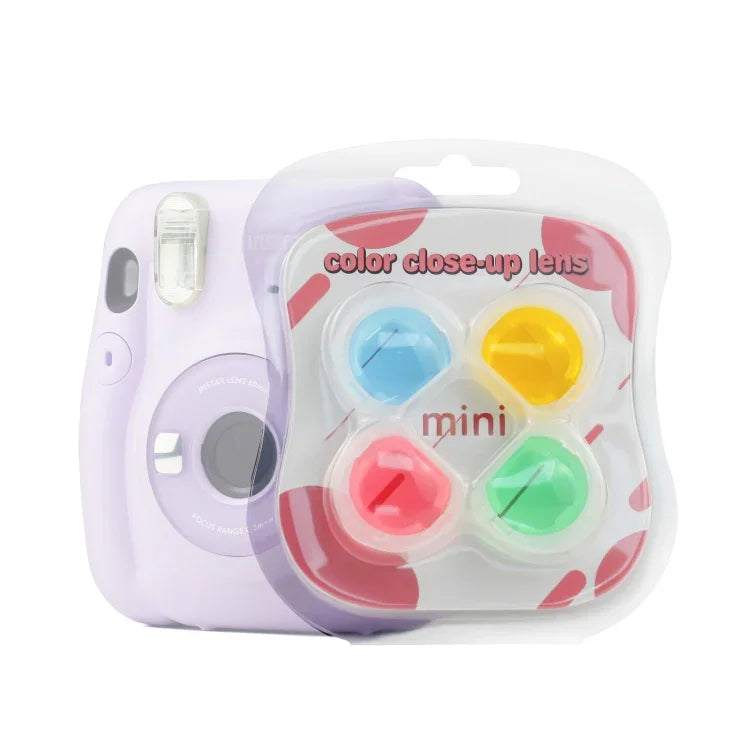 4-teiliges Set Jelly-Vierfarben-Kamerafilter für Fujifilm Instax mini 11, 4-in-1 für Fujifilm Instax mini 11