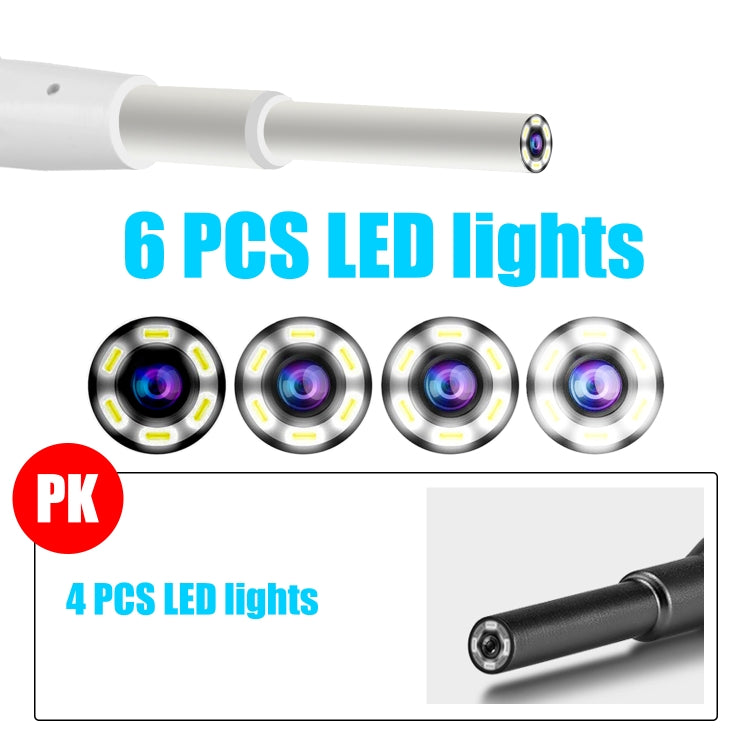 C01 4,3 Zoll Bildschirm Display HD1080P Visueller Ohrenschmalz-Endoskop mit 6 LEDs, Durchmesser: 3,9 mm, C01 3,9 mm