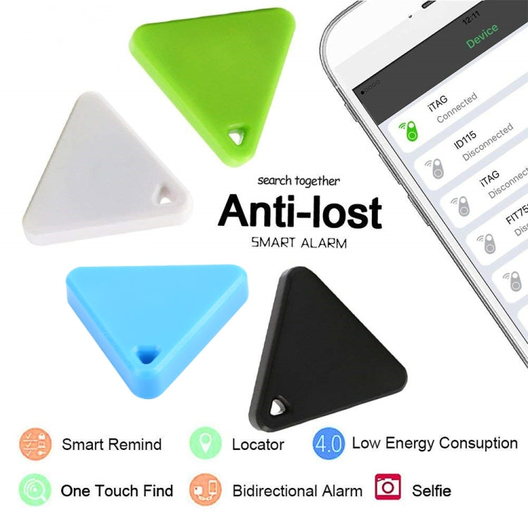 HCX003 Dreieckiger, intelligenter Bluetooth-Schlüsselanhänger mit Zwei-Wege-Funktion und Anti-Verlust-Funktion, HCX003 Schwarz, HCX003 Pink, HCX003 Grün, HCX003 Weiß