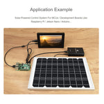 Waveshare Solar Power Manager, Eingebauter 10000mAh Li-Po Akku, Unterstützt 6V~24V Solarpanels, 19799