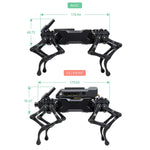 Waveshare WAVEGO 12-DOF bionischer hundeähnlicher Roboter, Basisversion, Basisversion