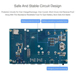 Waveshare PoE UPS Basisplatine für Raspberry Pi CM4, Gigabit Ethernet, Dual HDMI, Quad USB2.0, PoE UPS Basisplatine