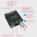 50W MP3 Stereo-Audio-Digital-Leistungsverstärkerplatine Bluetooth-Verstärkermodul, ohne Gehäuse, ohne Gehäuse
