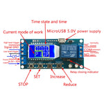 XY-LJ02 6-30V Micro-USB Digital LCD Display Zeitverzögerungsrelais Modul Steuerungs-Timer-Schalter