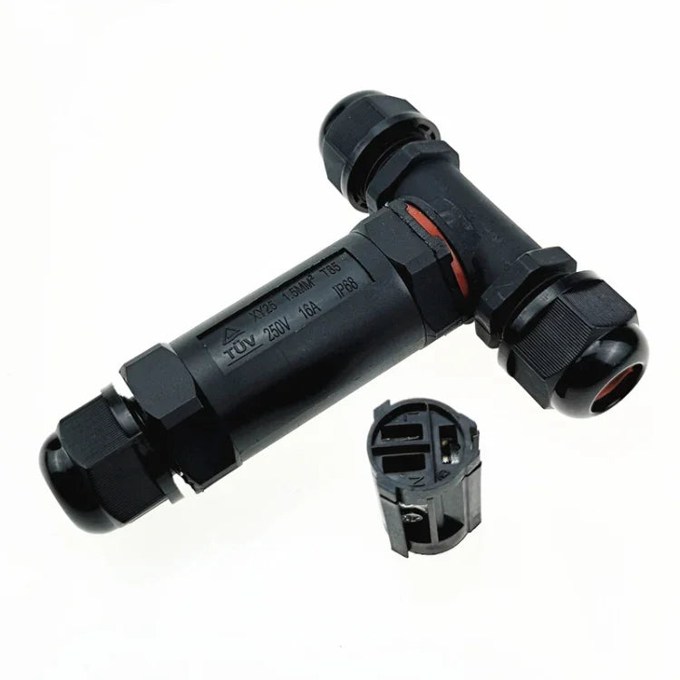 XY25 IP68 wasserdichter 3-poliger T-Kabelverbinder, XY25(T3)