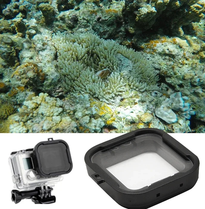 Cube Snap-on Tauchgehäuse-Objektiv 6-Linien-Sternfilter für GoPro HERO4 /3+, Sternfilter für GoPro HERO4 /3+