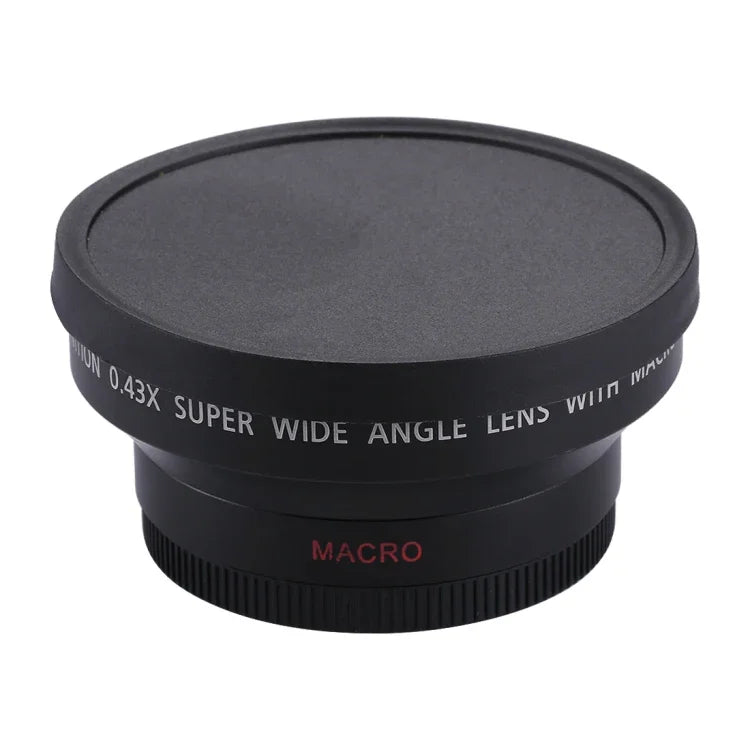 62mm 0.43X Super Wide Angle Lens with Macro Lens, 62mm