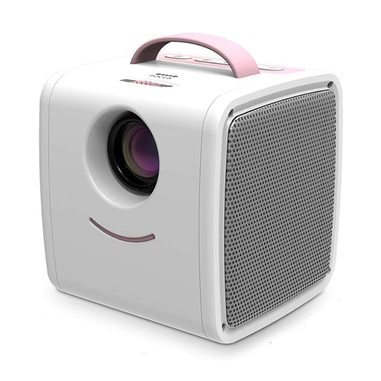 W-S1 10W Kinder-Videoprojektor 30 Lumen HD 1080P LCD-Technologie, unterstützt AV / USB / Mini-SD-Karte / HDMI / Audio