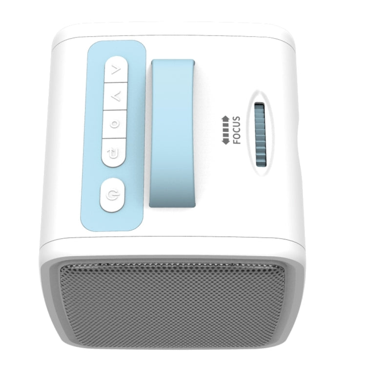W-S1 10W Kinder-Videoprojektor 30 Lumen HD 1080P LCD-Technologie, unterstützt AV / USB / Mini-SD-Karte / HDMI / Audio