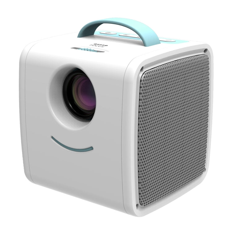 W-S1 10W Kinder-Videoprojektor 30 Lumen HD 1080P LCD-Technologie, unterstützt AV / USB / Mini-SD-Karte / HDMI / Audio