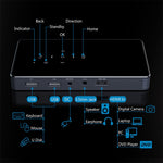 P8I 854x480 100LM Mini Tragbarer Multimedia DLP Projektor