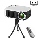 A2000 Tragbarer Projektor 800 Lumen LCD Heimkino Video Projektor, Unterstützt 1080P, EU Stecker, EU Stecker