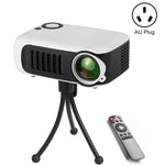 A2000 Tragbarer Projektor 800 Lumen LCD Heimkino Video Projektor, Unterstützt 1080P, AU Stecker, AU Stecker